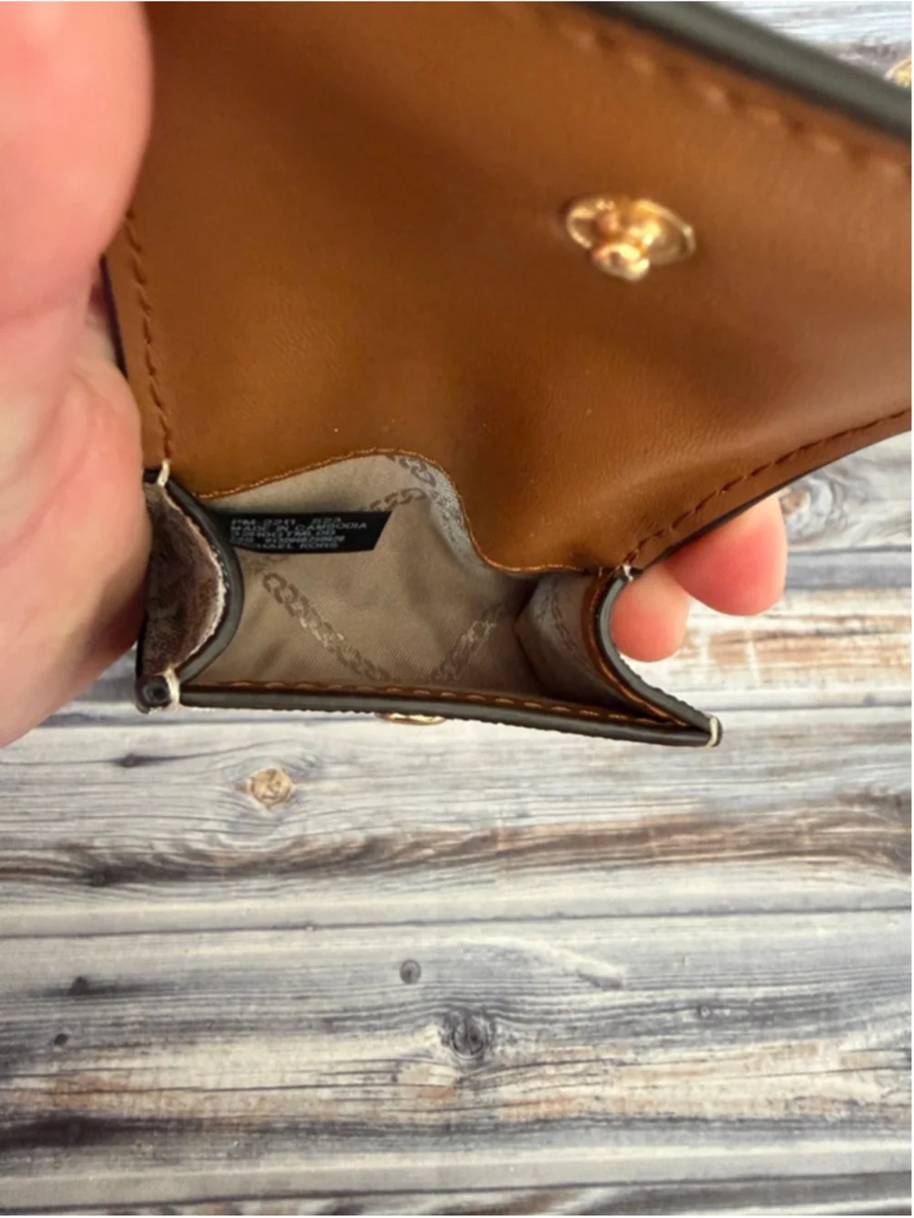 Michael Kors jet set AirPod earbud travel case